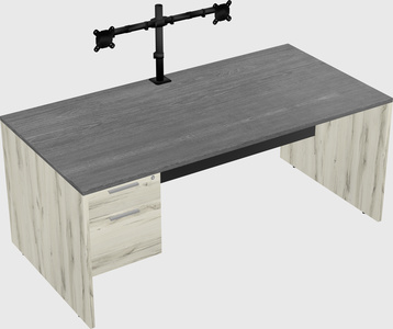 Rectangular desk