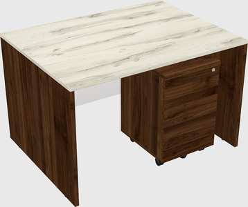 Rectangular desk