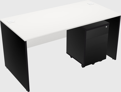 Rectangular desk