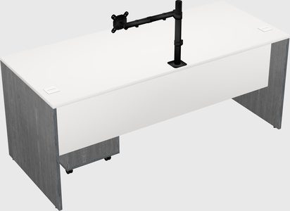 Rectangular desk
