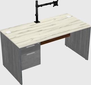 Rectangular desk