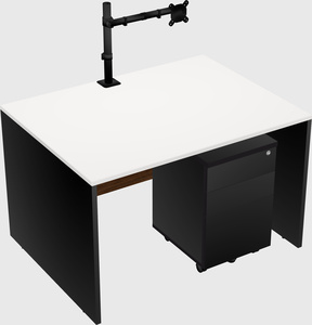 Rectangular desk