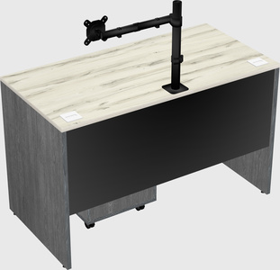 Rectangular desk