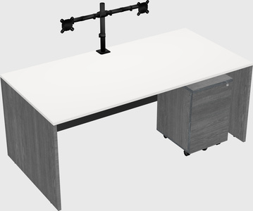 Rectangular desk