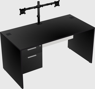 Rectangular desk