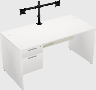Rectangular desk