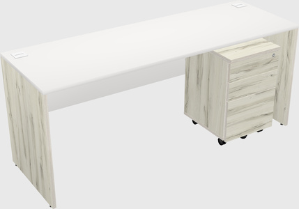 Rectangular desk