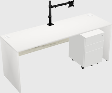 Rectangular desk