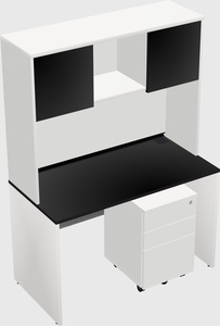 Rectangular desk