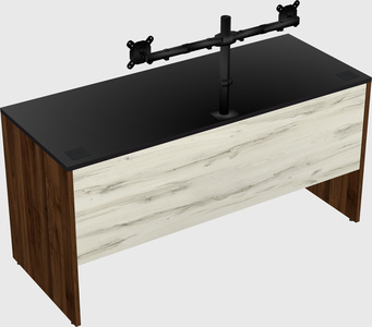 Rectangular desk