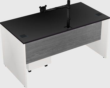 Rectangular desk