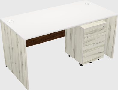 Rectangular desk