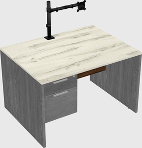 Rectangular desk