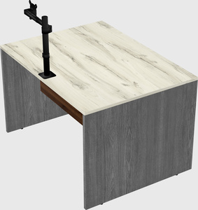 Rectangular desk