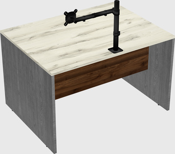 Rectangular desk