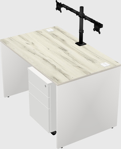 Rectangular desk