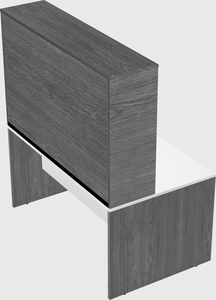 Rectangular desk