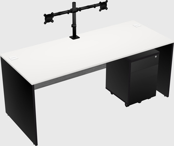 Rectangular desk
