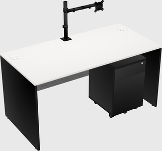 Rectangular desk