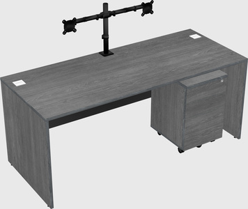 Rectangular desk
