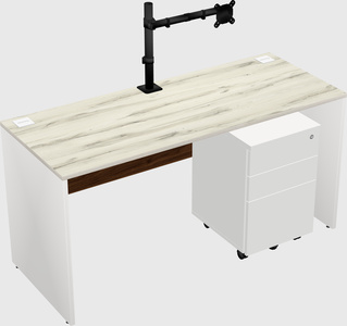 Rectangular desk