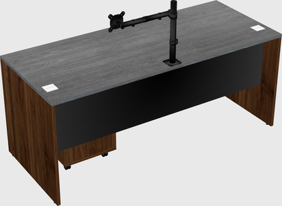 Rectangular desk