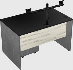 Rectangular desk