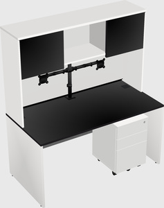 Rectangular desk