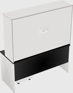 Rectangular desk