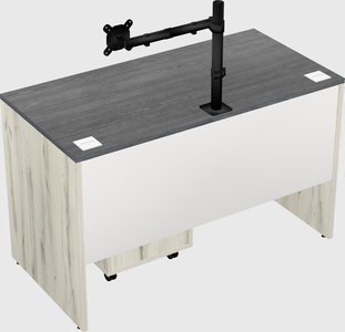 Rectangular desk