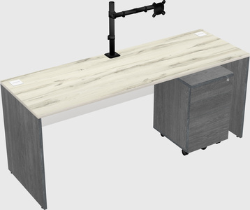 Rectangular desk