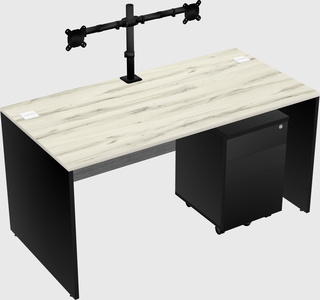 Rectangular desk