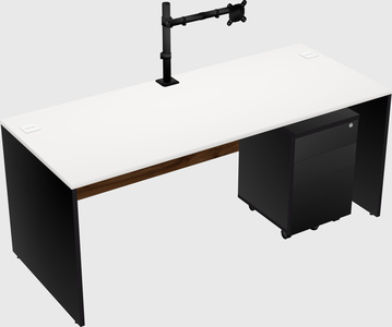 Rectangular desk