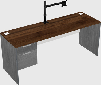Rectangular desk