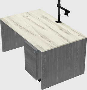 Rectangular desk