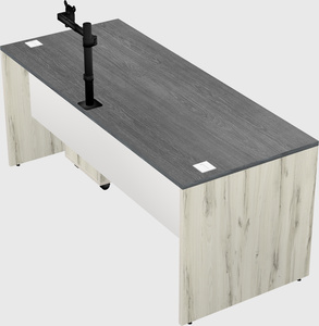 Rectangular desk