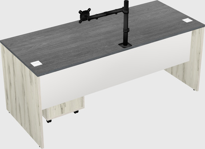 Rectangular desk