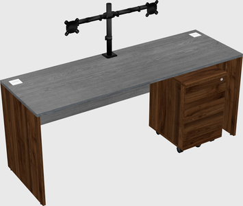 Rectangular desk