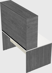 Rectangular desk