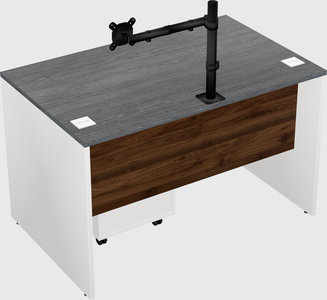 Rectangular desk
