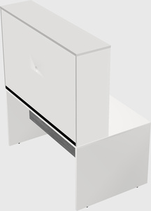 Rectangular desk