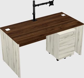 Rectangular desk