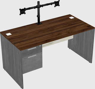 Rectangular desk