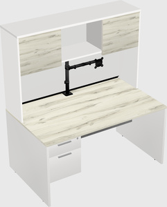 Rectangular desk