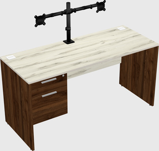Rectangular desk