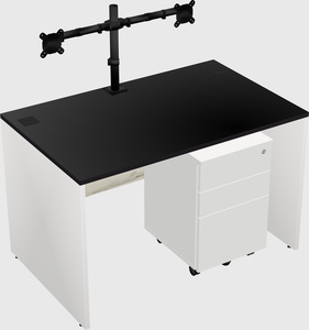 Rectangular desk
