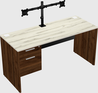 Rectangular desk