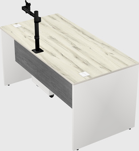 Rectangular desk