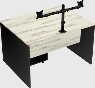 Rectangular desk