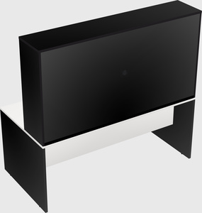 Rectangular desk